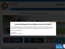 Tablet Screenshot of hctaxcollector.com